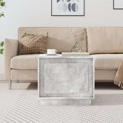 Urban Elements: Concrete Grey Engineered Wood Coffee Table