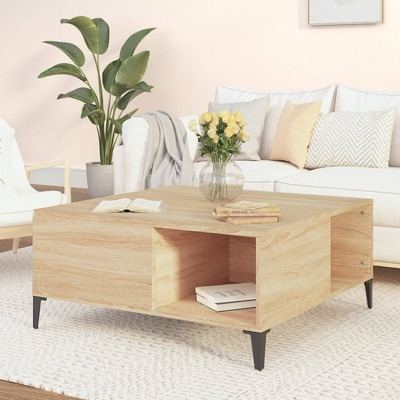A Contemporary Sonoma Oak Engineered Wood Coffee Table