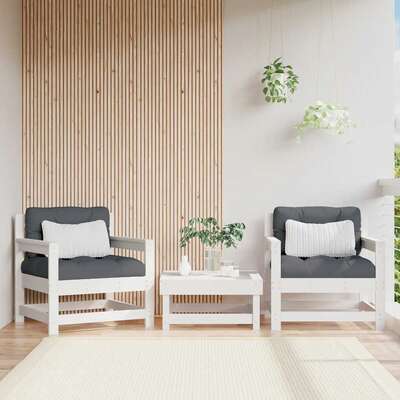 Decorative Garden Chairs with Cushions 2 Lounge Area Urban Style 