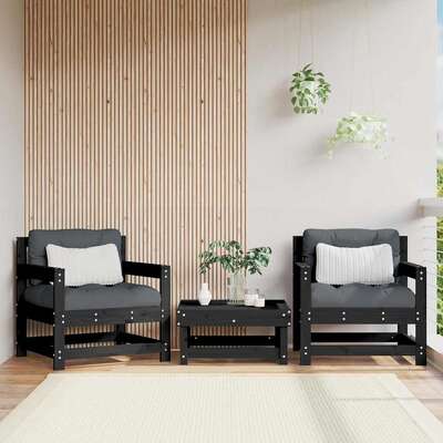 Premium Garden Chairs with Cushions 2 Home Decor Accent Modern Living 