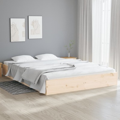 Rustic Charm Meets Royalty: Solid Wood Queen Size Bedfram