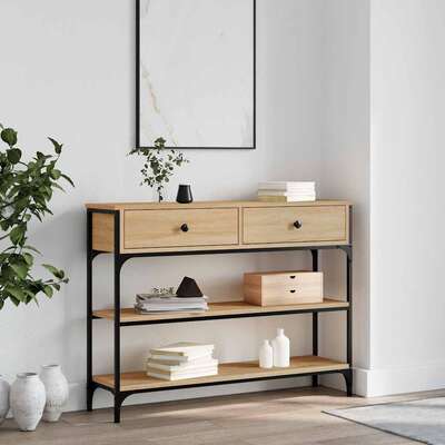 Console Table Sonoma Oak 100x25x75cm | EXTG