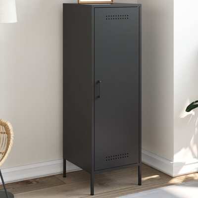 Sophisticated Black Steel Highboard: Enhance Your Home's Modern Look