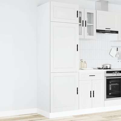Kitchen Cupboard "Porto" White Engineered Wood kitchen cabinet unit 