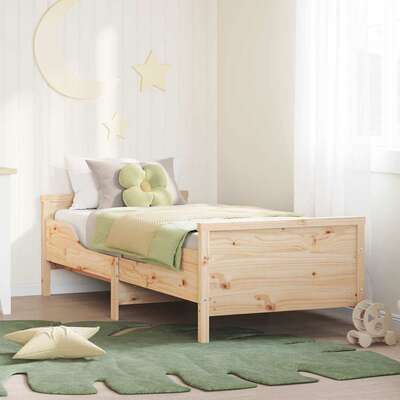 Stylish Extendable Bed Frame for Kids Other Brown - Durable