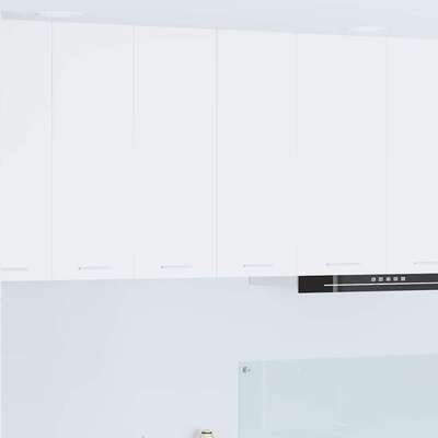 Versatile Hanging Cabinet Riga White Engineered Wood - Durable