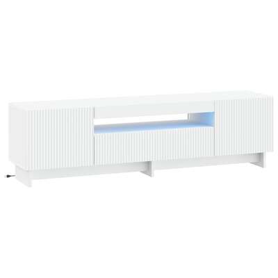 Modern TV Cabinet White Wood