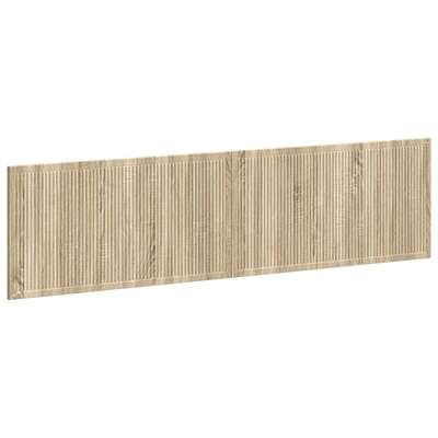 Wall Headboard Oak Finish 200x3x50cm