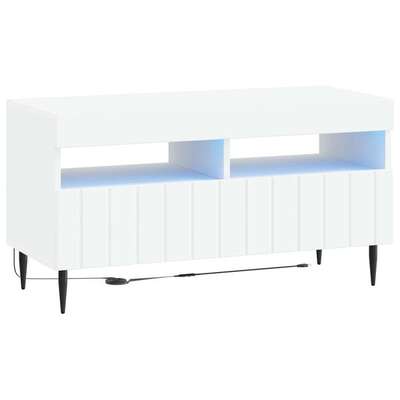 White TV Cabinet Engineered Wood