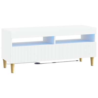 White TV Cabinet Engineered Wood