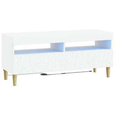 White TV Cabinet Engineered Wood