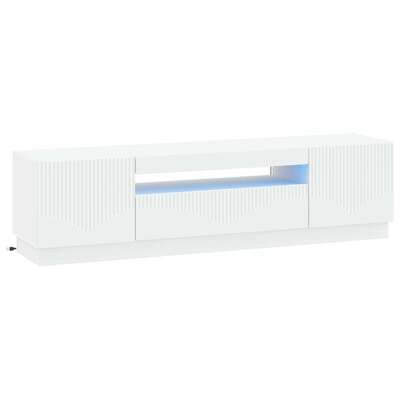 Modern TV Cabinet White Wood