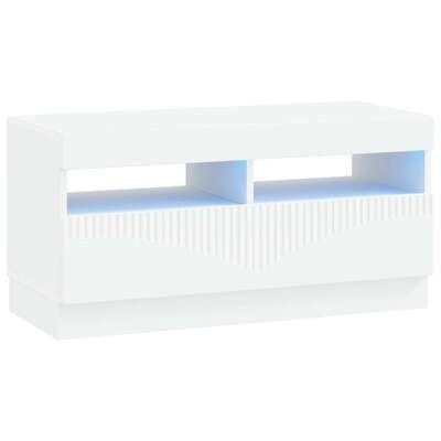 Modern TV Cabinet White Wood