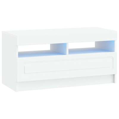 Modern TV Cabinet White Wood
