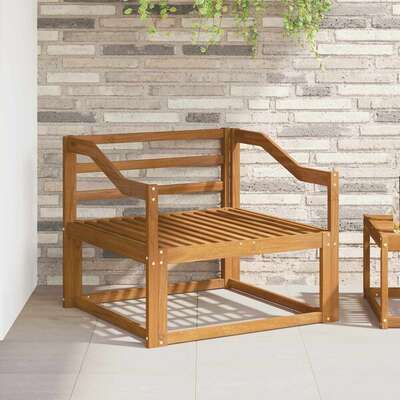 Armrest Natural Solid Wood 79x4x73cm