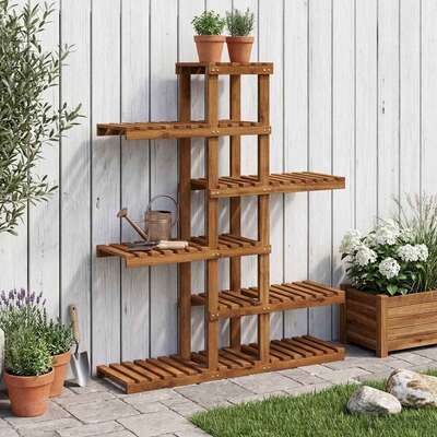 Natural Wood Plant Stand Tall 93x25x114.5cm