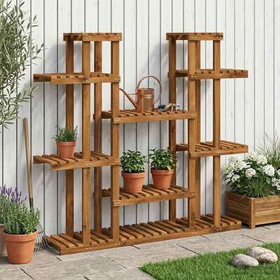 Natural Acacia Plant Stand 123x25x114.5cm
