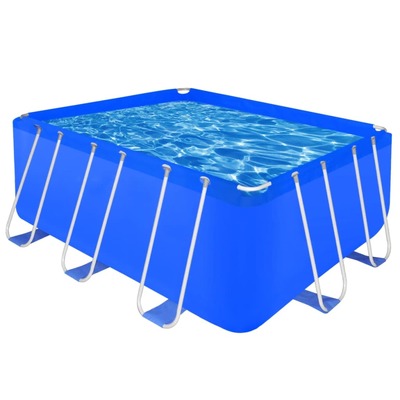 Above Ground Swimming Pool Steel Rectangular
