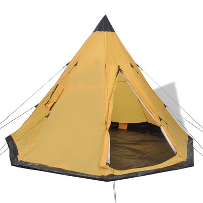 4-person Tent Yellow