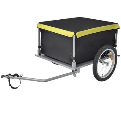 Bike Cargo Trailer Black and Yellow 65 kg