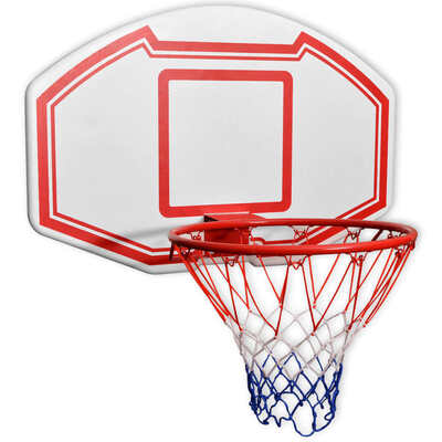 Three Piece Wall Mounted Basketball Backboard Set