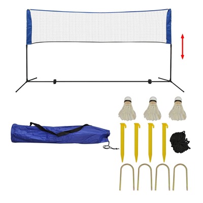 Badminton Net Set with Shuttlecocks 