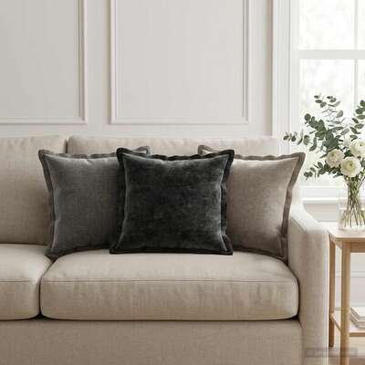 Cushion Cover Anthracite 40cm 40x40cm
