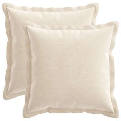 Cushion Covers Cream Chenille 40x40cm