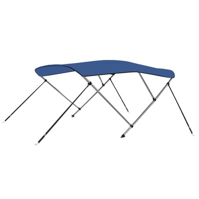 3 Bow Bimini Top Blue 183x140x140 cm