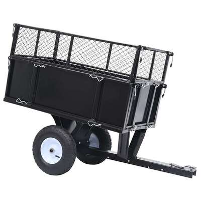 Lawn Mower Tipping Trailer 150kg Steel | EXTG