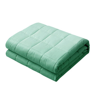 Giselle Weighted Blanket Adult 5KG Gravity Cooling Blankets Deep Relax Summer Aqua