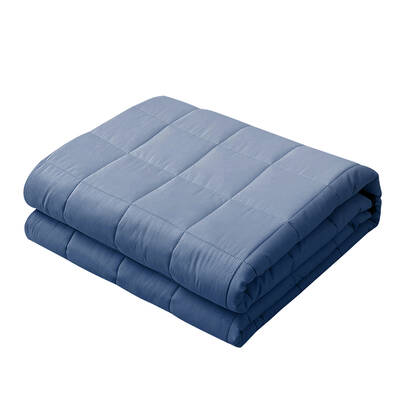 Giselle Weighted Blanket Adult 7KG Heavy Gravity Deep Relax Cooling Summer Blue