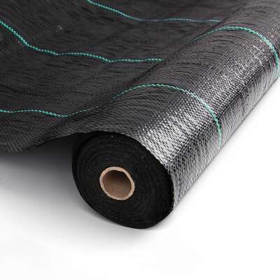 2X50M Weed Mat 110Gsm Weed Control Mat Plant Fabric Upholstery