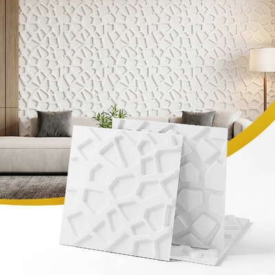 3D Wall Panels PVC Feature Wall 50x50cm 15 Pack | EXTG