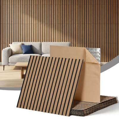 Peel and Stick Wall Panels 68x68cm 10 Pack Brown | EXTG