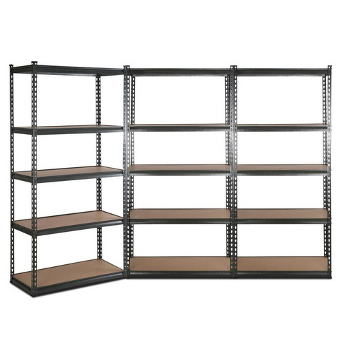 Giantz 3x0.9m Warehouse Racking Rack Steel Metal Shelving Garage Storage Chacoal