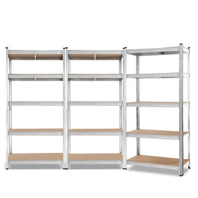 Giants 3X1.8M Warehouse Shelving Rack Racking Garage Metal Storage Shelves