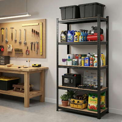 Garage Shelving Unit 1.5x0.7m Warehouse Storage Rack Pallet Shelves