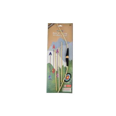 Wooden bow & arrow