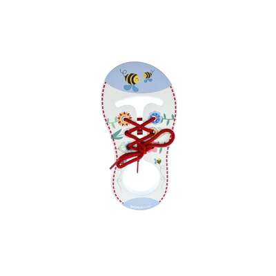 Buzzy days wooden learn to tie shoe lace (pair) 