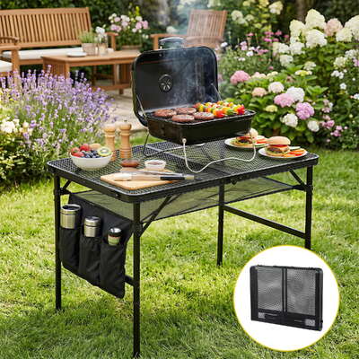 Foldable Camp Table Portable BBQ Outdoor | EXTG