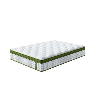 Double mattress 30cm medium firm hybrid mattress for pressure relief motion isolation