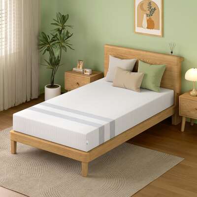 Single memory foam mattress 20cm cooling gel foam mattress in a box medium soft feel