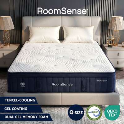 Queen Mattress 34cm Hybrid Pocket Spring | EXTG