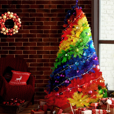 Jingle Jollys Christmas Tree 2.1M 7ft Xmas Rainbow 