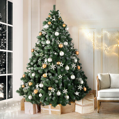 Jingle Jollys 7FT Christmas Snow Tree