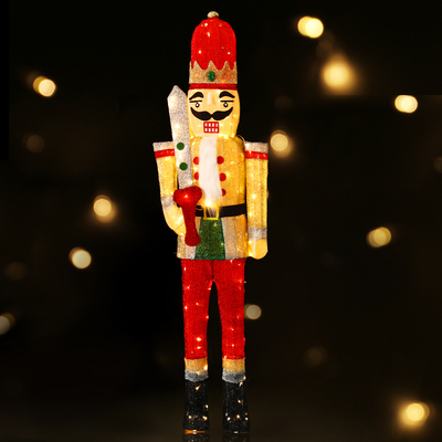 Nutcracker Illumination 170cm Nutcracker with 180 LED Fairy Lights