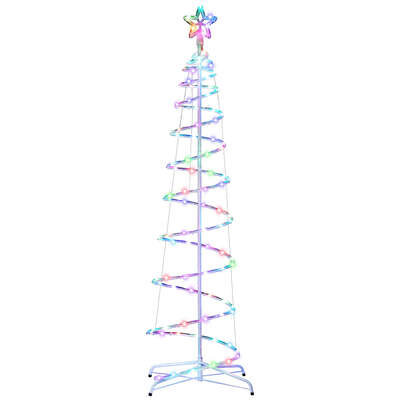  Christmas Tree 1.8m 100 RGB LED Rope Lights Xmas Trees Decoration