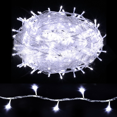 Christmas Lights 500 LED 100M String Light Cool White Decorations