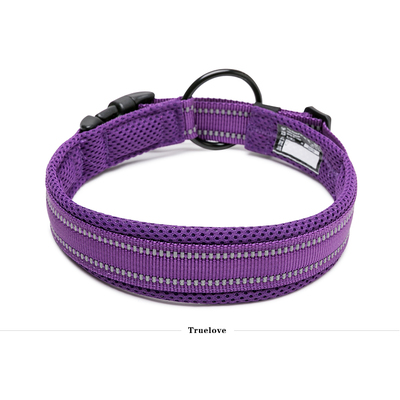 Heavy Duty Reflective Collar Purple 2XS